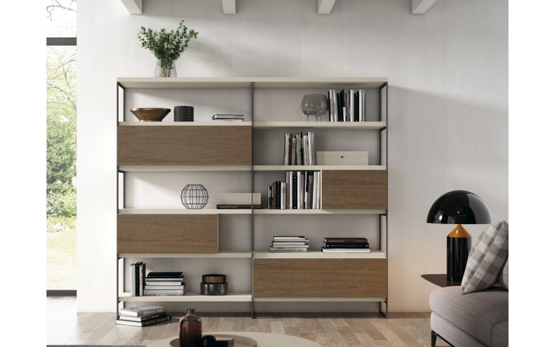 Mueble estantería moderna de Bocubi Mobiliario colección Ilusion Day 26