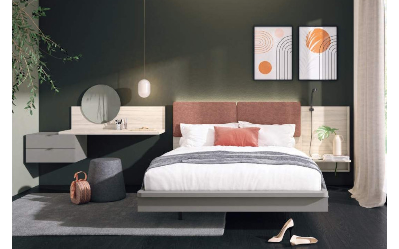 Dormitorio juvenil 21 moderno con cama de 150cm de Ros