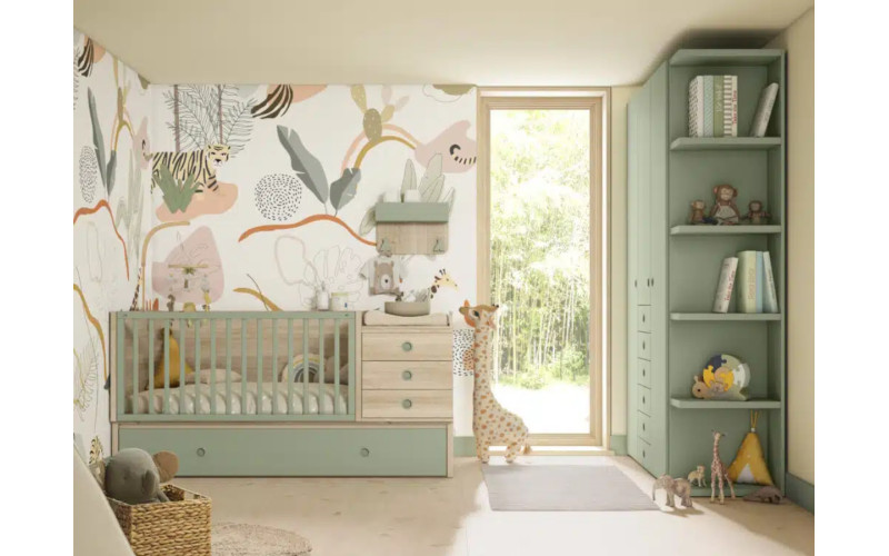 Cuna convertible Bamboo 32 de muebles Ros