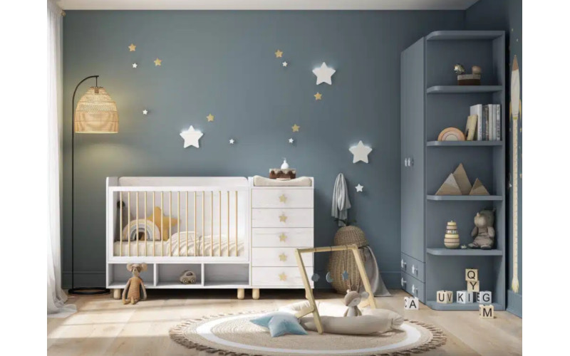 Cuna convertible infantil Bamboo 29 de Muebles Ros
