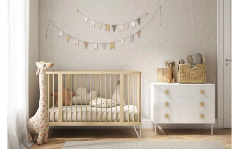 Cuna infantil evolutiva colección Bamboo 14 de Muebles Ros