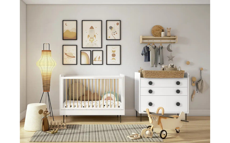 Cuna infantil colección Bamboo 07 de Muebles Ros