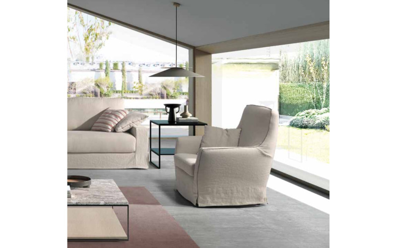 Sillón butaca desenfundable con diseño contemporáneo modelo Arles de Eneas by Xirivella