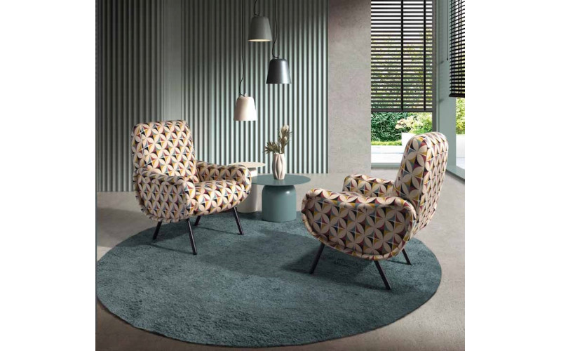Sillón butaca con diseño moderno modelo Twist de Eneas by Xirivella