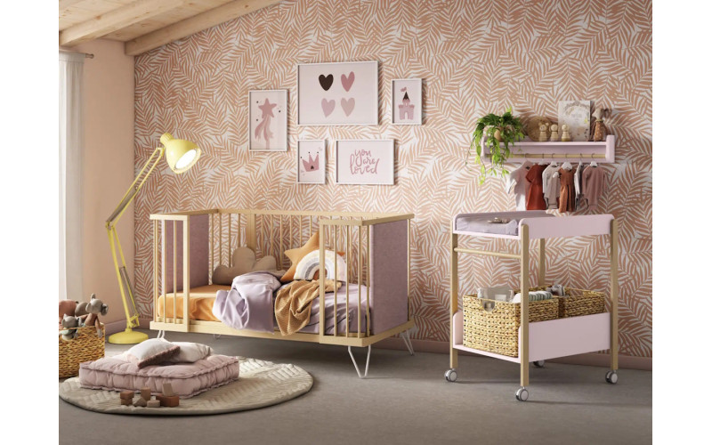 Cuna infantil evolutiva colección Bamboo 16 de Muebles Ros