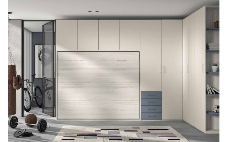 Dormitorio juvenil camas abatibles de Glicerio F-259