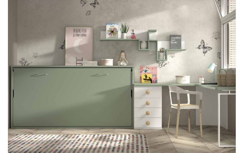 Dormitorio juvenil camas abatibles de Glicerio F-258