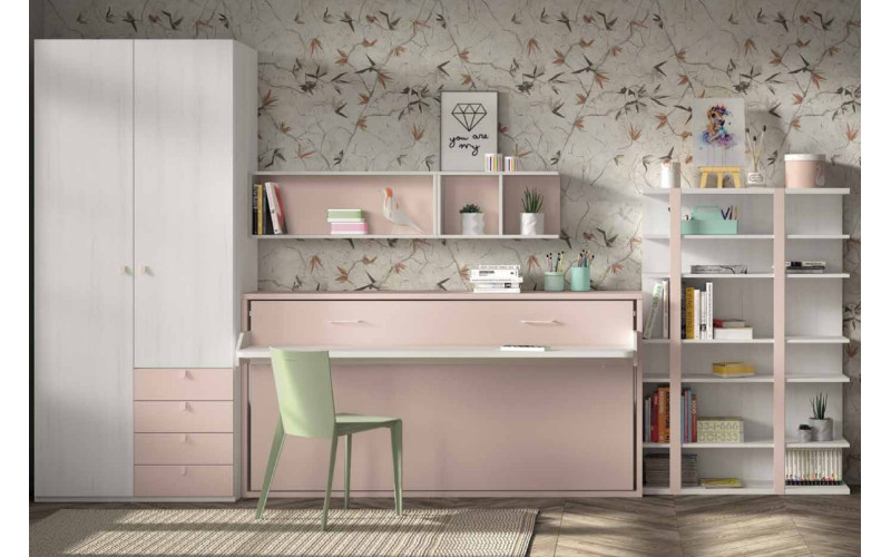 Dormitorio juvenil camas abatibles de Glicerio F-257