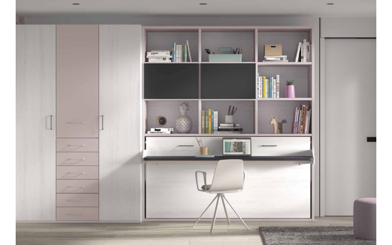 Dormitorio juvenil camas abatibles de Glicerio F-253