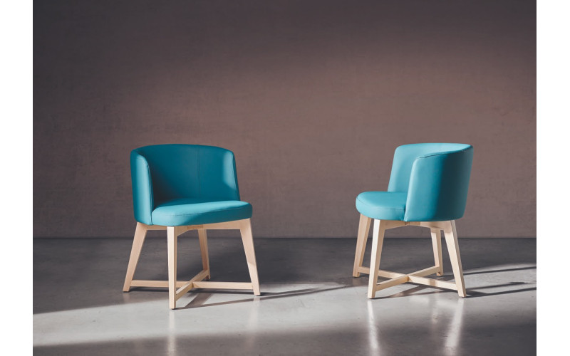 Sillón tapizado moderno de comedor modelo Marlon de Funcional Mobiliario Altair