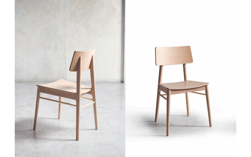 Silla de madera moderna de comedor modelo Pont de Funcional Mobiliario Altair