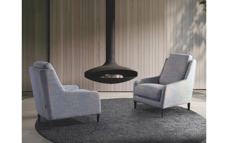 Sillón butaca con diseño contemporáneo modelo Menorca de Afos Sofás
