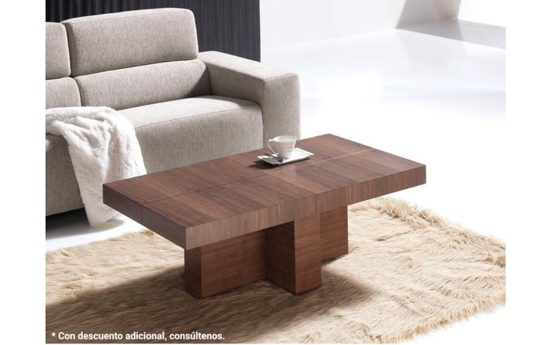 Mesa de centro elevable modelo totem de Indesan