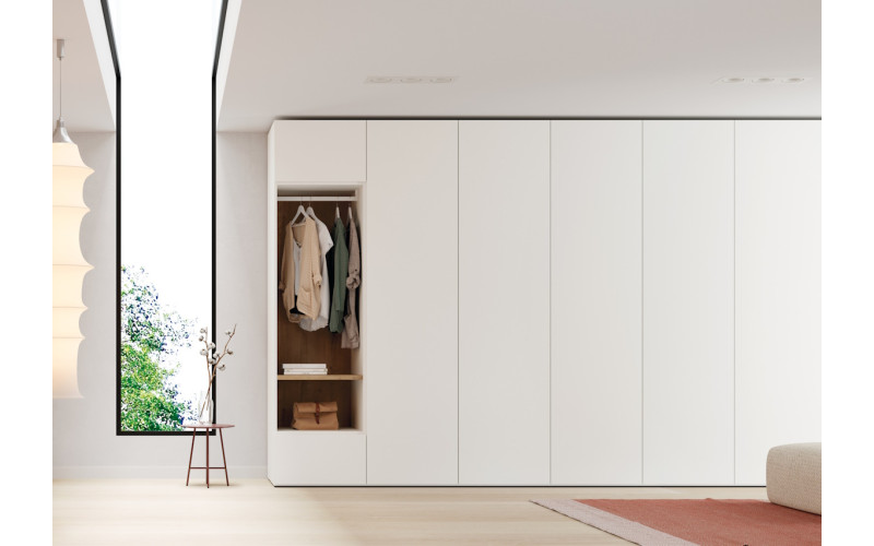 Armario de puertas batientes con estilo moderno de JJP modelo next 01