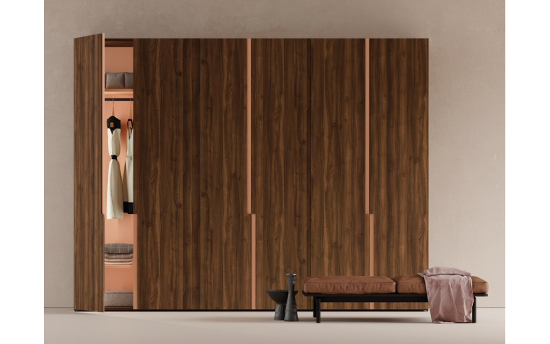 Armario de puertas batientes con estilo moderno de JJP modelo next 04