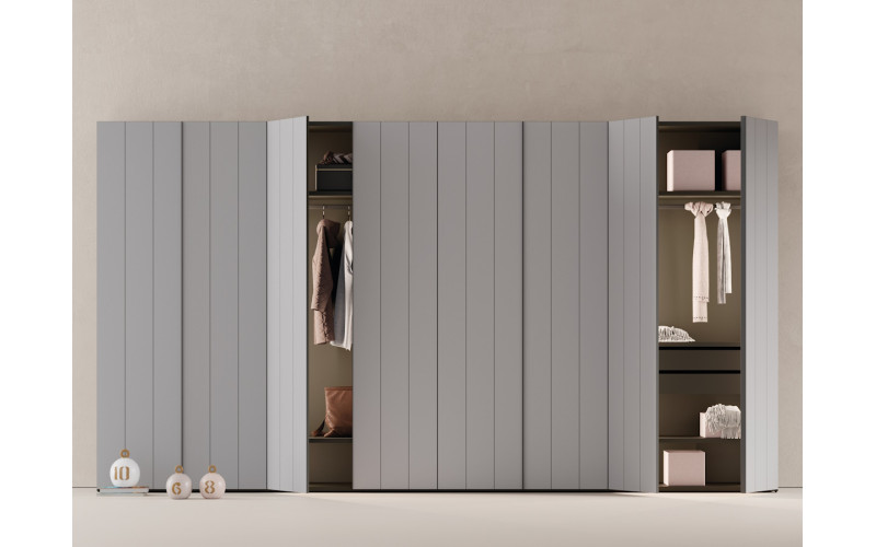 Armario de puertas batientes con estilo moderno de JJP modelo next 17