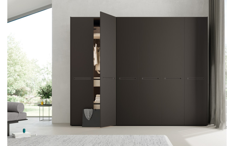 Armario de puertas batientes con estilo moderno de JJP modelo next 18