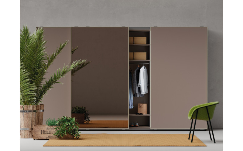 Armario de puertas correderas con diseño moderno de JJP modelo next 40
