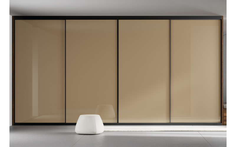 Armario de puertas correderas con diseño moderno de JJP modelo next 48