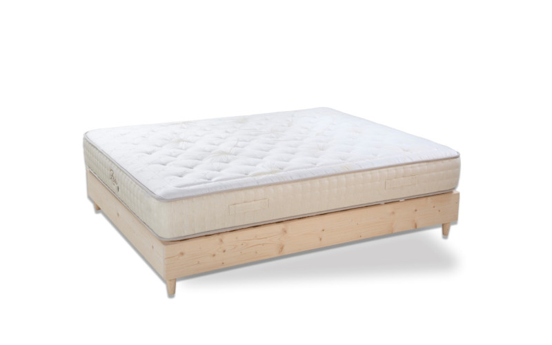 Colchón muelles ensacados Zea con tejido Jacquard de viscosa hilo de maíz biodegradable para un descanso natural y transpirable