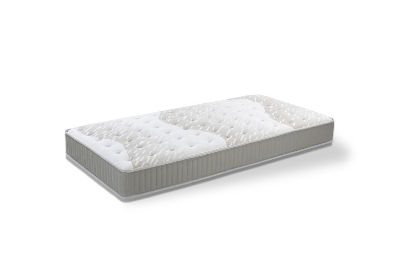 Colchón muelles Kids con viscoelástica para camas infantiles y juveniles, ofreciendo un descanso firme, adaptable, transpirable