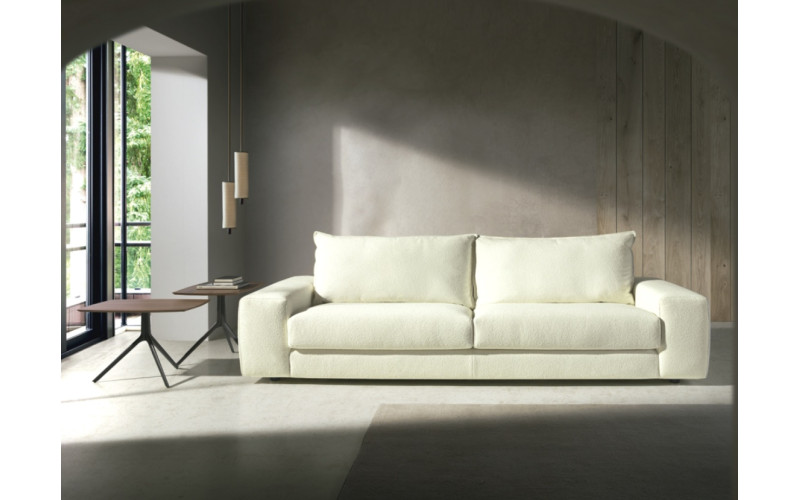 Sofá moderno con asientos fijos modelo Firenze de Eneas by Xirivella
