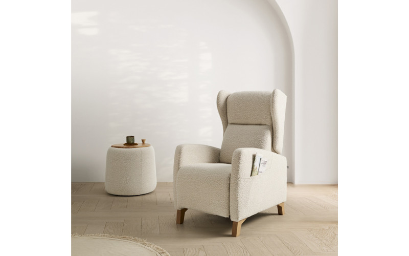 Sillón Orejero moderno de relax apertura manual o eléctrica modelo Aire de Reyes Ordoñez