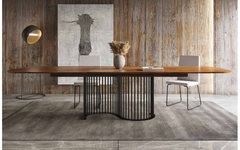 Mesa de comedor extensible moderna Nilo con diseño elegante y minimalista Tadel Grup