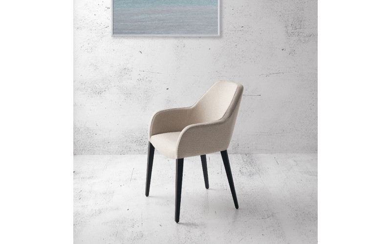 Sillón de sálon con diseño moderno modelo Miró de Modesto Navarro