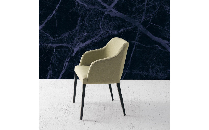 Sillón de comedor con diseño moderno modelo Red de Modesto Navarro