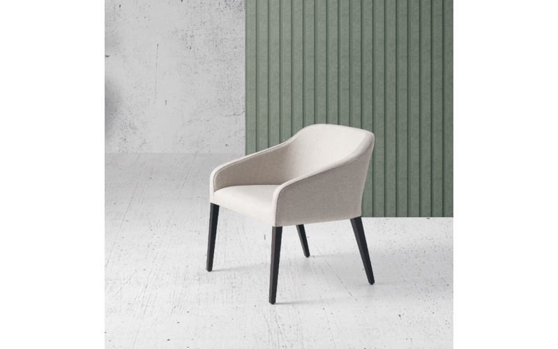 Sillón de comedor con diseño moderno modelo Max de Modesto Navarro