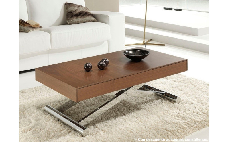 Mesa centro elevable convertible a mesa de comedor modelo activa 920 de Indesan