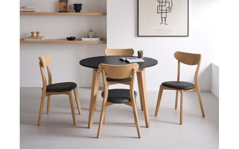 Mesa cocina redonda extensible modelo Viena de Velasco