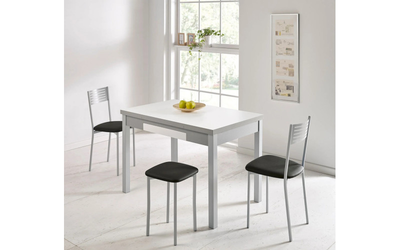 Mesa de cocina extensible moderna modelo Meri de Velasco