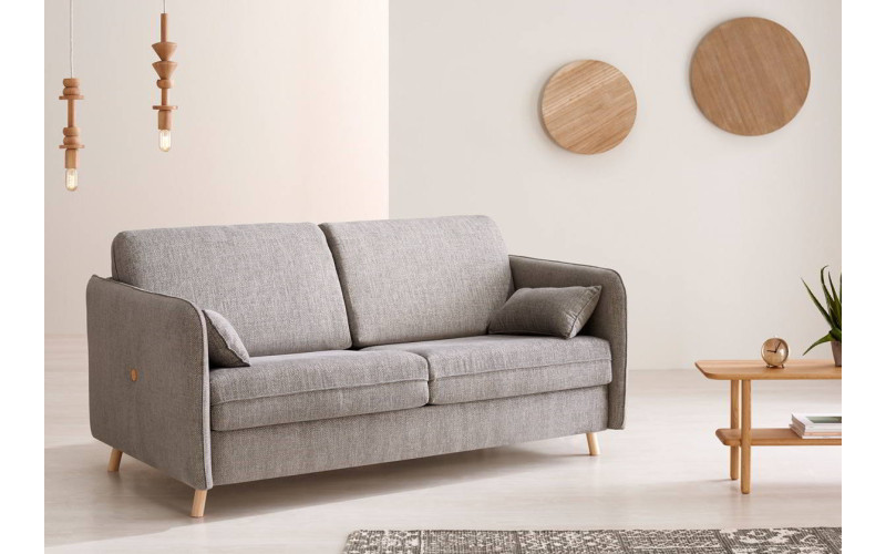 Sofá cama con diseño moderno modelo Bottom con apertura italiana de Reyes Ordoñez