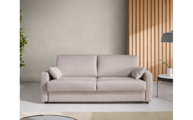 Sofá cama con diseño moderno modelo Salma con apertura italiana de Afos Sofás
