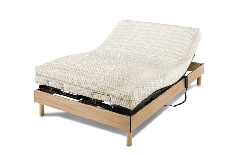 Colchón de látex Airlat con 7 zonas de confort para un descanso adaptable, ergonómico, transpirable y confortable.