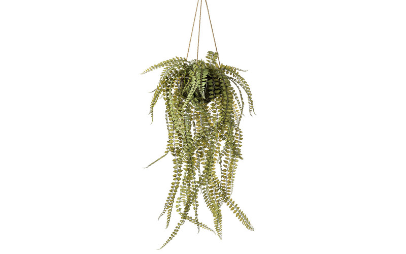 Planta artificial Helecho Colgante Kokedama referencia 420221, plantas artificiales