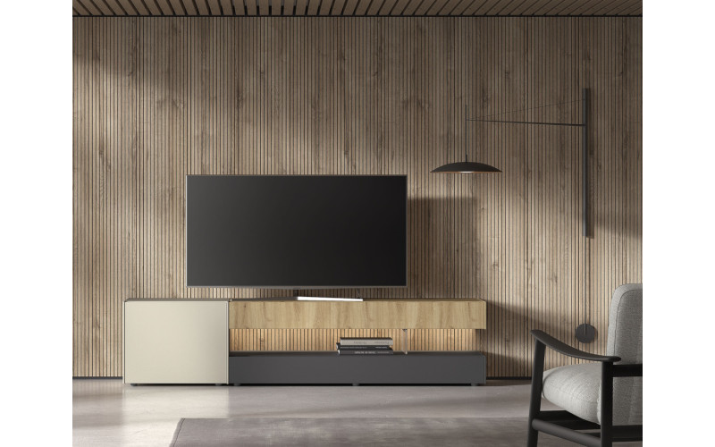 Mueble de TV moderno de comedor Kazzano colección New Royal 095
