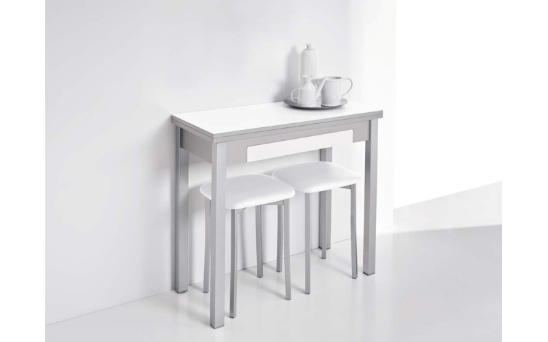 Mesa cocina libro aluminio laminado modelo Meri Libro de Velasco