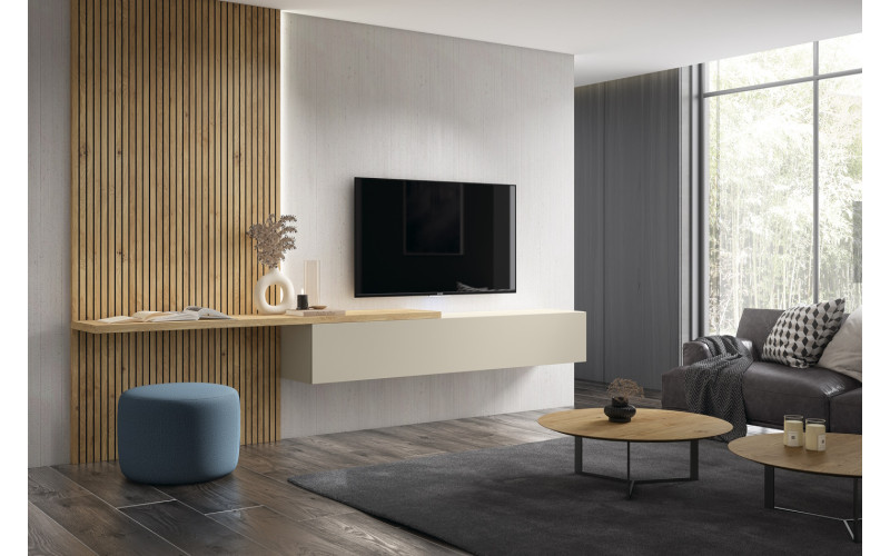 Mueble de televisión de salón moderno de Bocubi Mobiliario colección colección Ilusion Day 15
