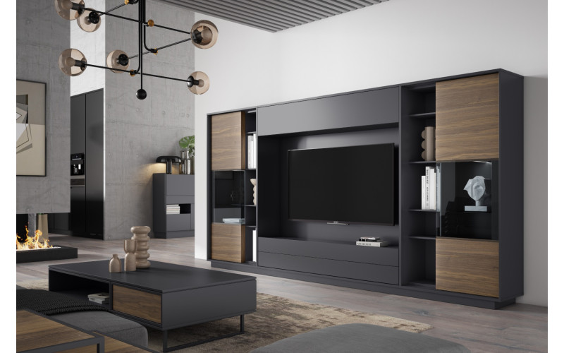 Mueble de comedor librería moderno de A. Britos colección Ideas 731