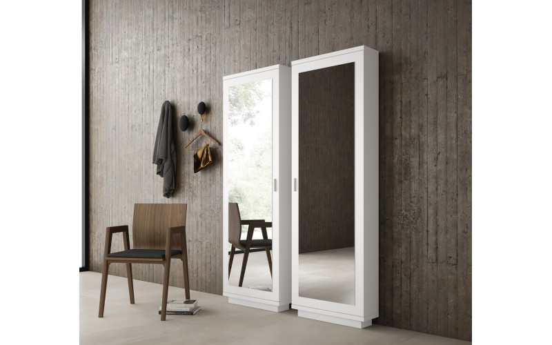 Mueble zapatero moderno con espejo Bocubi Mobiliario Ilusion Brave 36